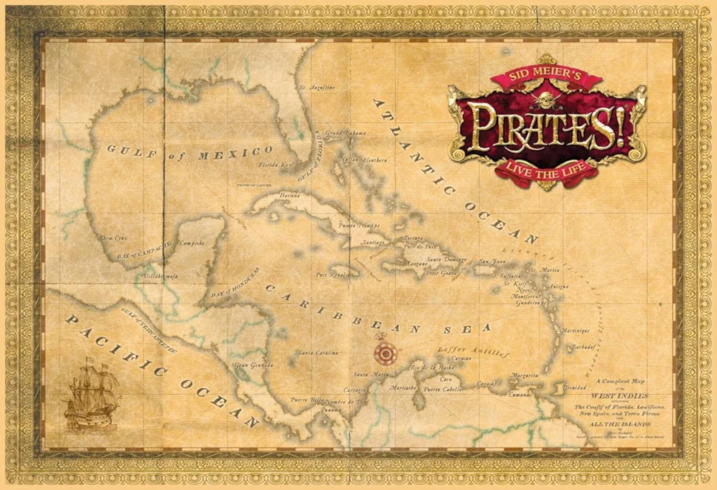 Mapa Pirates